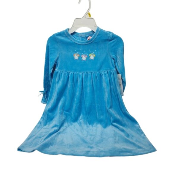 Just Friends Y2K Soft Girl's Long-sleeved Winter Dress Size 5 Medium - Picture 1 of 8